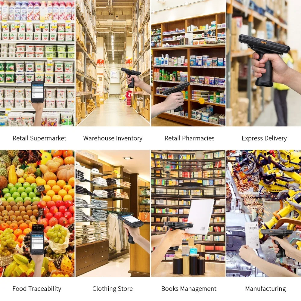 КПК ручной Android POS терминал сканер штрих-кода 2D NFC 4G WiFi считыватель штрих-кодов 8000 мАч батарея Zebra SE4710 сборщик данных