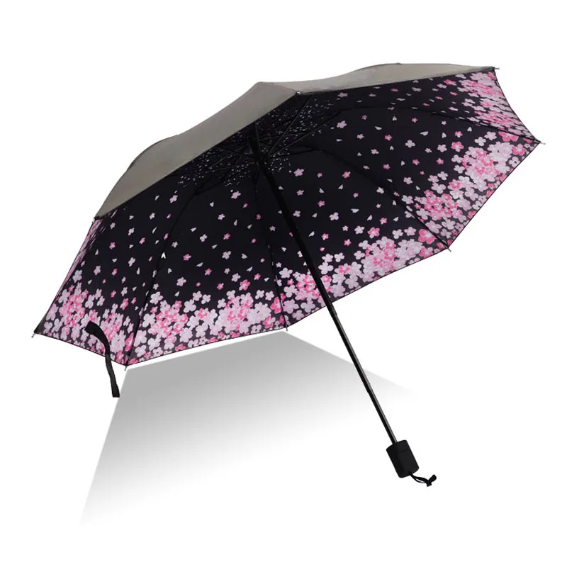 

Men Women Sun Rain Umbrella UV Protection Windproof Folding Compact Outdoor Travel Umbrellas L23