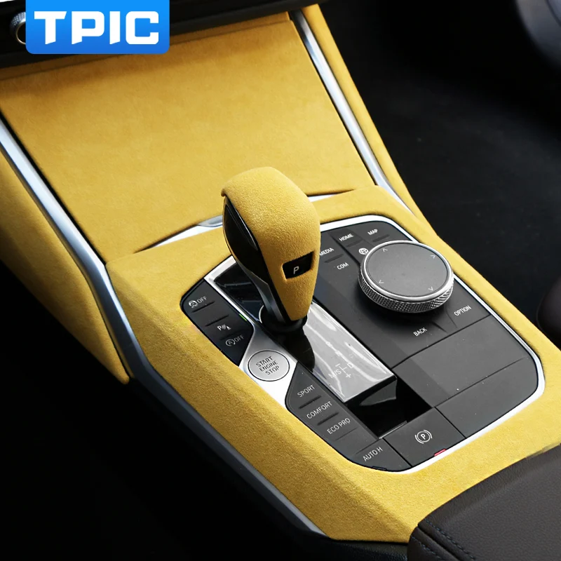 Alcantara чехол Обёрточная бумага украшения для приборной панели автомобиля