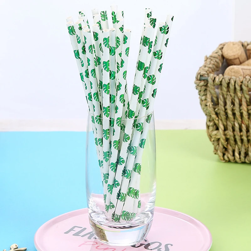 

Paper Drinking Straws Disposable Straws for Halloween Christmas New Year Party