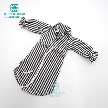 XB--021--C 1 шт. одежда Blyth Doll Повседневная полосатая рубашка синий, розовый, черный для Blyth Azone1/6 Аксессуары для кукол - Цвет: XB--021--C