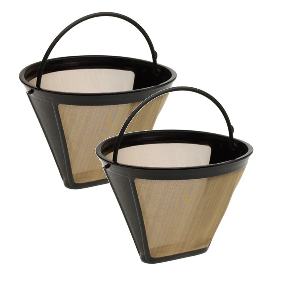 

Cone Shape Permanent Coffee Filter Washable Stainless Steel Reusable Cafe Coffee Maker Machine Tea Tool