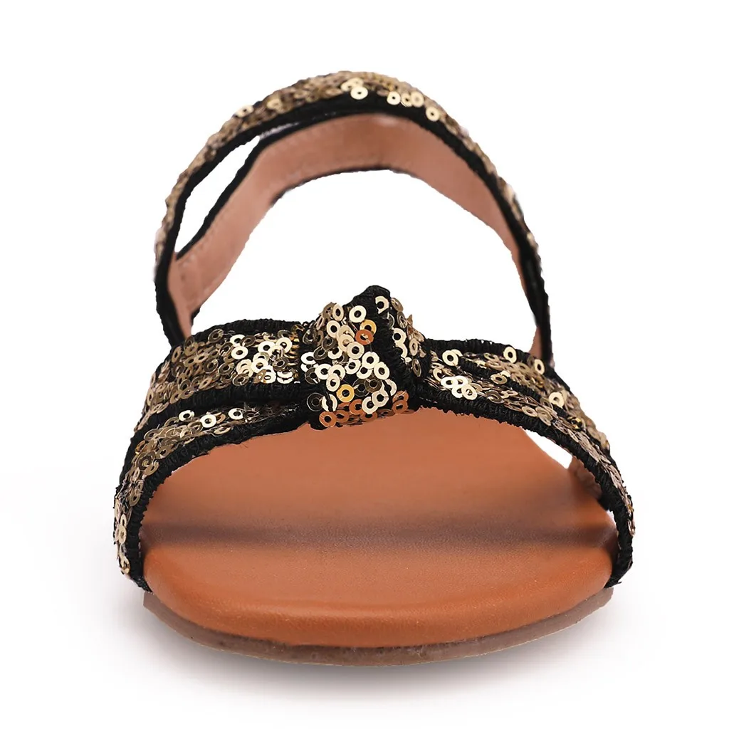 Модные сандалии Богемные пляжные шлепанцы Сезон лето Модель 2020 года Женские на