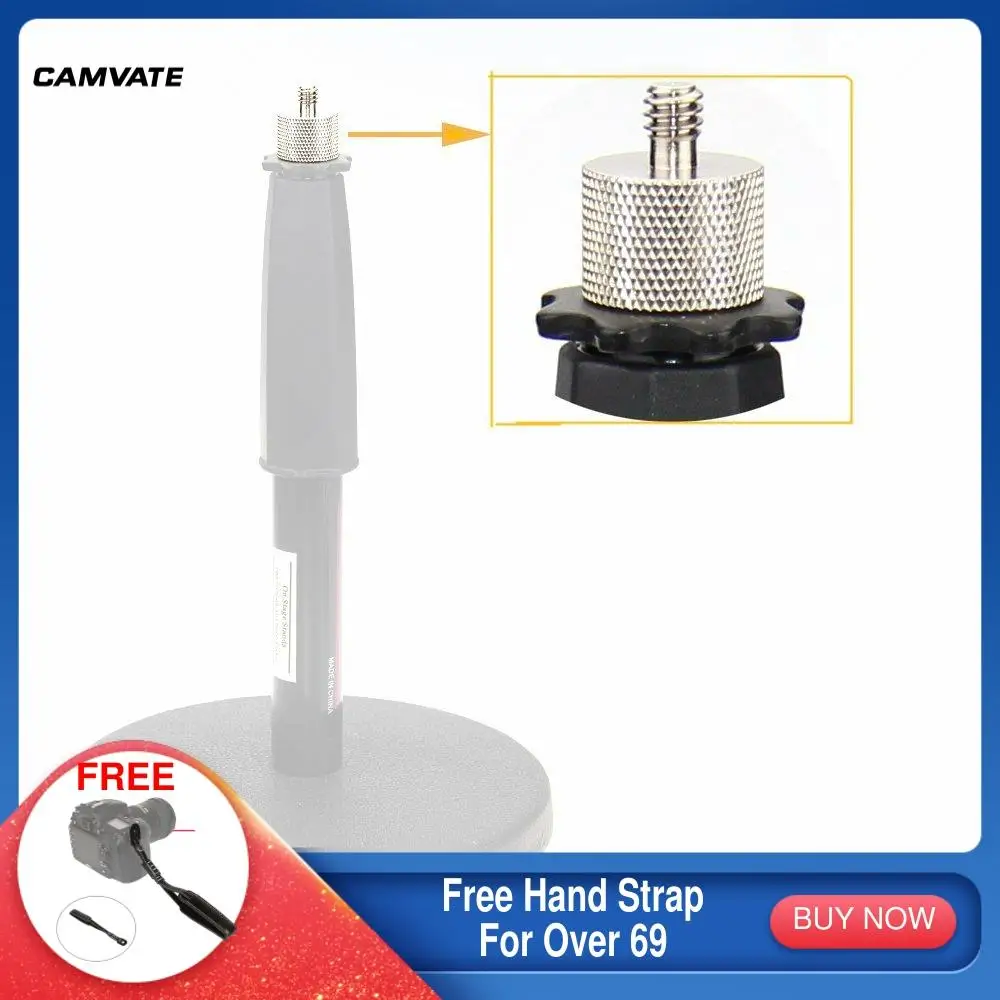 Стандартная подставка для микрофона CAMVATE резьбовой адаптер с 5/8 27 разъемами Мама