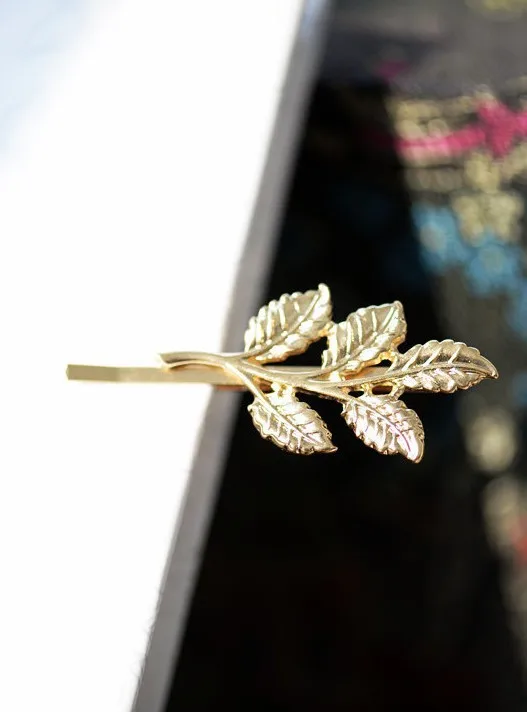 Женские шпильки для волос из сплава 2 шт. с изображением афины и листьев