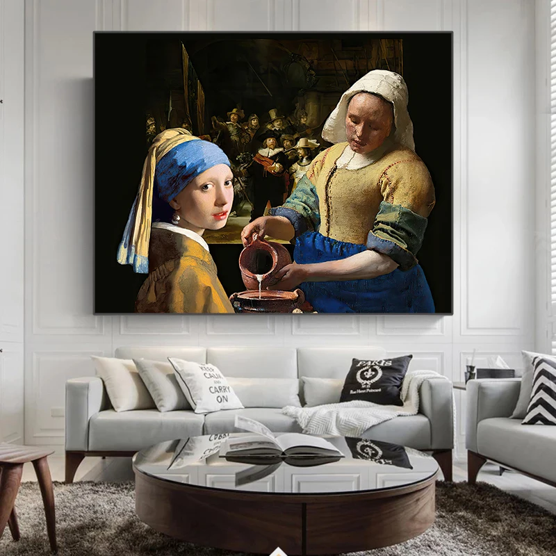 Алмазная живопись Milkmaid полноразмерная вышивка крестиком бриллиантовая серия 55