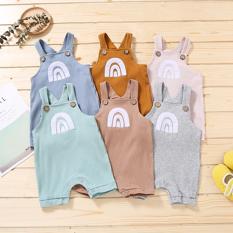 

Летние топы с радужным рисунком для маленьких девочек, разноцветные топы без рукавов на бретелях, одежда для скалолазания без капюшона, дет...