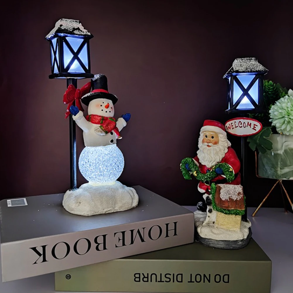 

Santa Claus LED Night Light Christmas Night Lamp Kids Baby Bedroom Desktop Decor Bedside Lamp Ornaments New Year Gift Battery