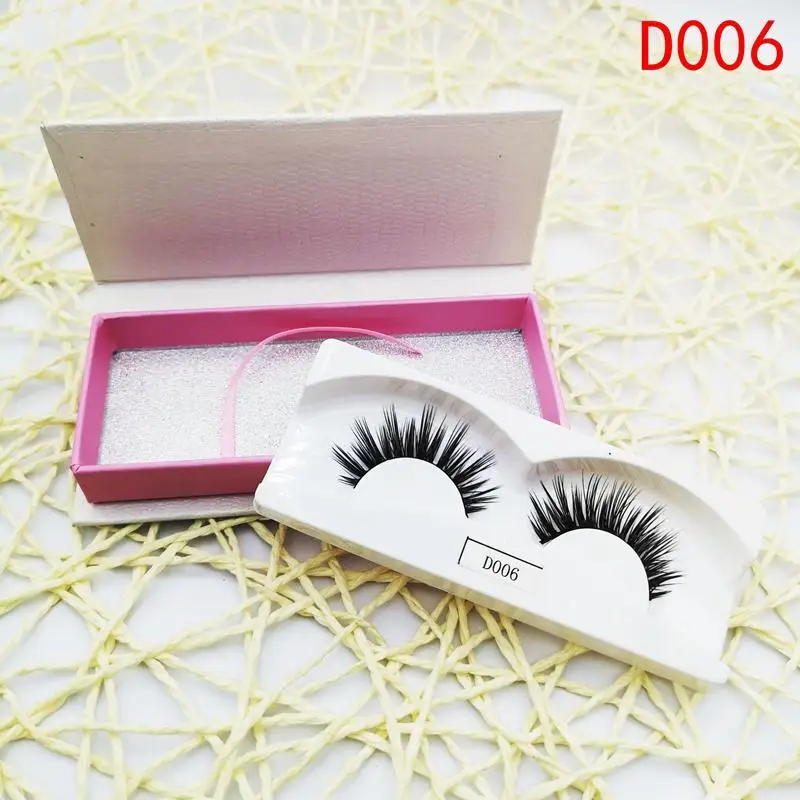 Норковые ресницы 100% безжалостная ручная работа 3D норковые полные полосы Мягкие