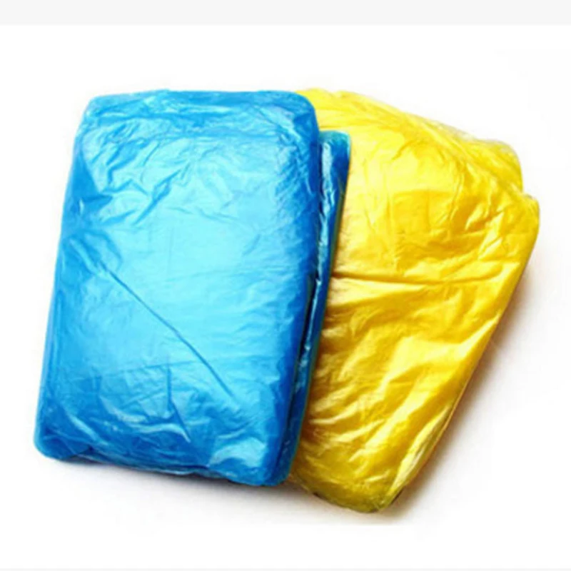 Портативный одноразовый дождевик для путешествий на открытом воздухе