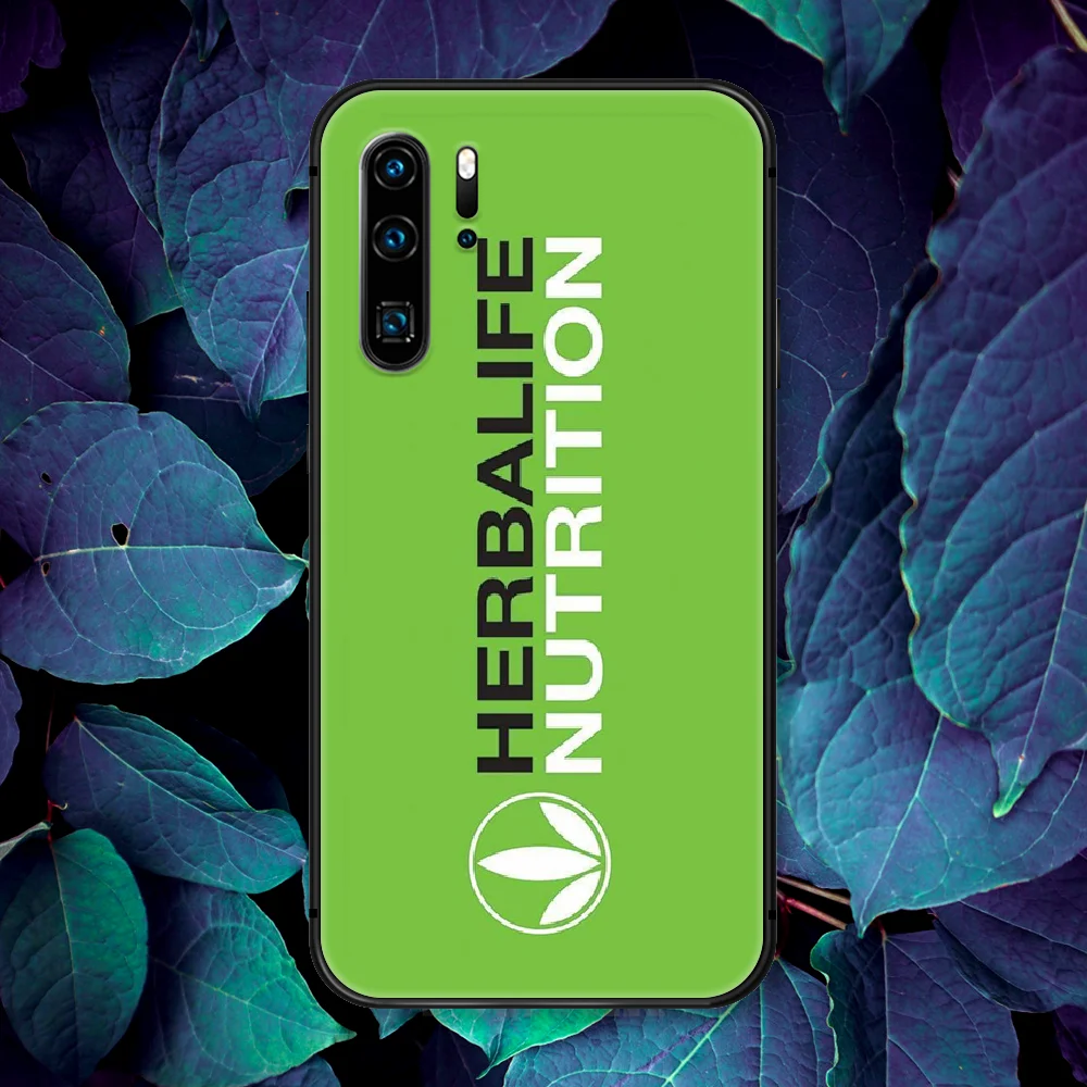

Herbalife Brand Phone Case For Huawei P Mate Smart 10 20 30 40 Lite Z 2019 Pro black Back Fashion Cell Pretty Coque Silicone
