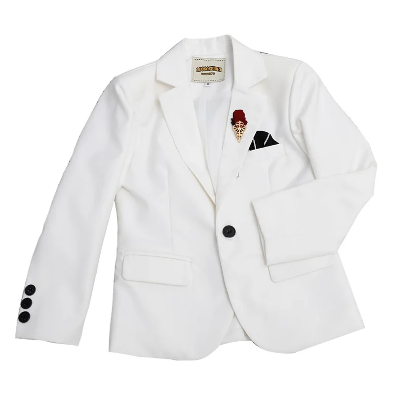 

Gentleman Baby Boys Suits Fashion Kids Solid Blazer Formal Suit Set for Wedding Party Costume Boy Tuxedo Waistcoat Pants Outfits