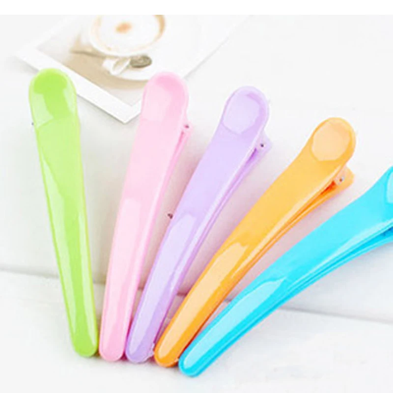 5 шт. Простая цветная Желейная заколка для волос с рыбьей головкой Чак клюв папка