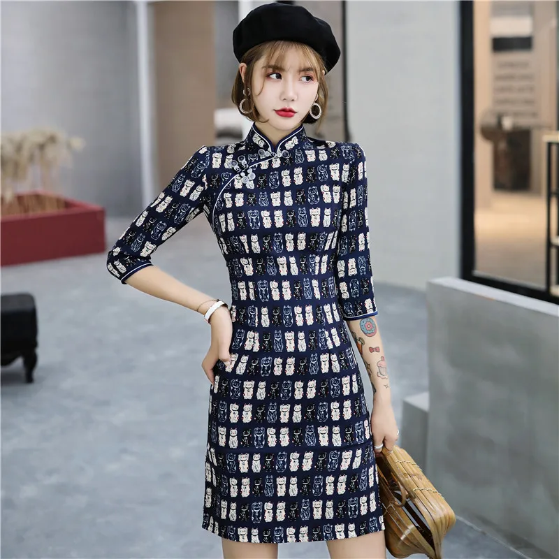 Вечернее платье в китайском стиле qipao вечерние платья для девочек cheongsam |