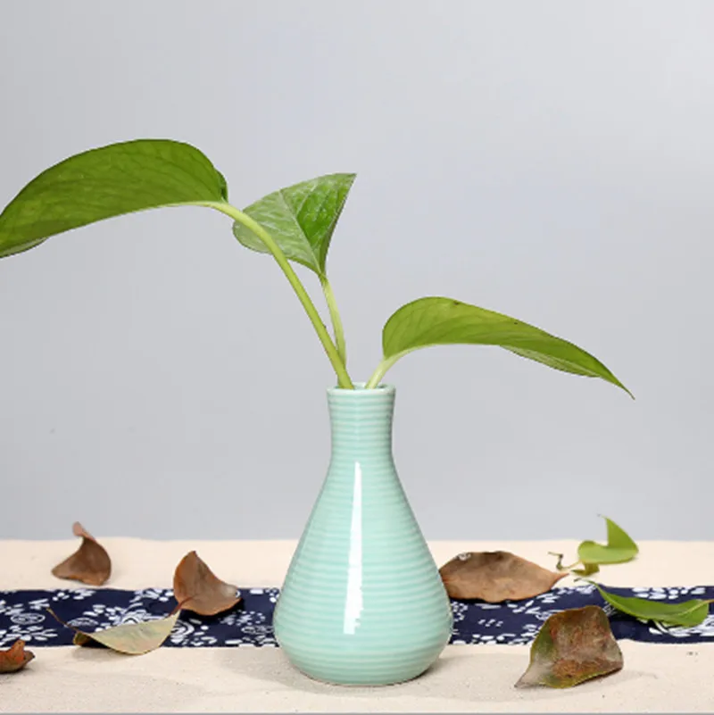 Фарфоровые вазы Керамическая Настольная ваза для цветов бутонов домашнего