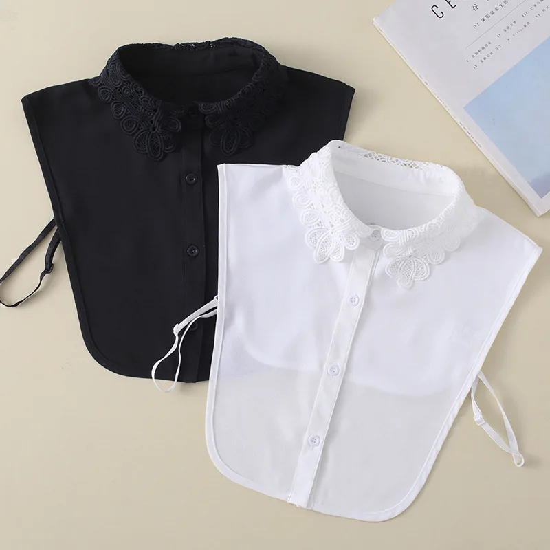 

Fake Collar for Women Half Shirt Detachable Collar Suit Vest Neckwear Female Removable Blouse False Collar Sweater Dress Decor