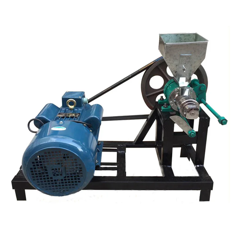 Круглый тип кукурузы риса использова машина для закуски или животных экструдер