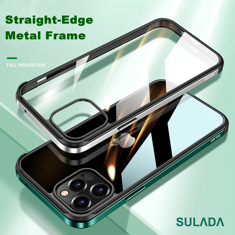 

Luxury Shockproof Camera Lens Protection Nano Glass Phone Case For iPhone 12 Pro Max Mini 11 13 X XS Cellphone Back Cover Fundas