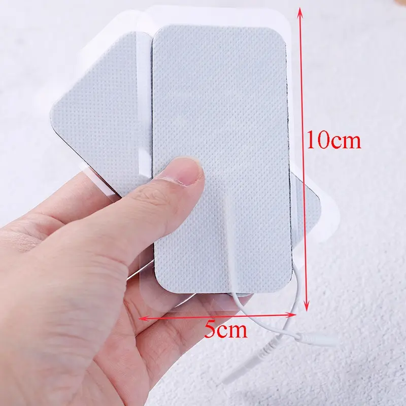 

2pcs/lot Non-woven Electrode Pads For Tens Units White Cloth For Slimming Massage Digital Therapy Machine Massager Reusable