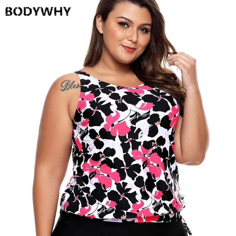 

2020 Women's Hot Spring XL With Chest Pads Without Steel Ring Conservative Low Waist Split Swimsuit European And American