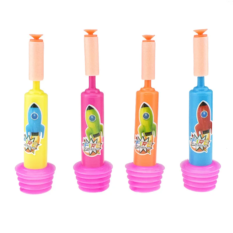 

Miniature Balloon Pressure Rocket Launcher Toy Model for Kinds Gift