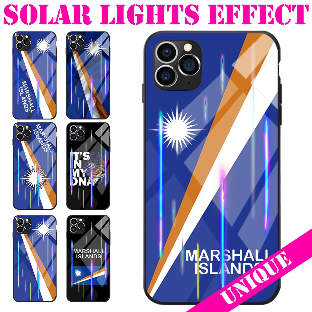 Чехол для iPhone 6 7 8 S XR X Plus 11 Pro Max SE2 с изображением флага Маршалловых
