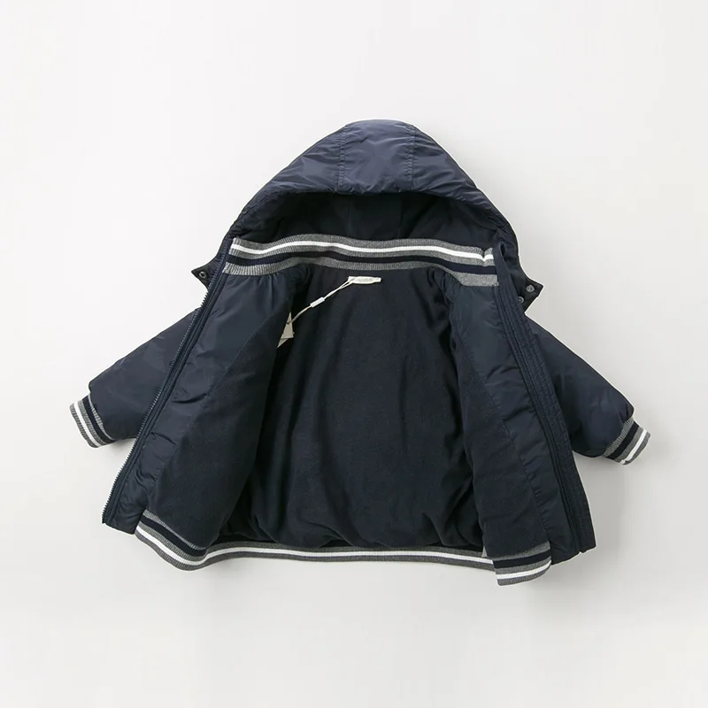 Dave bella зимнее пальто с капюшоном и карманами для девочек верхняя одежда 90% утиного