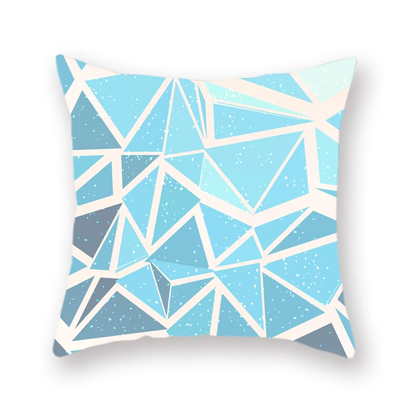 Скандинавская Минималистичная серия двусторонних наволочек из полиэстера с