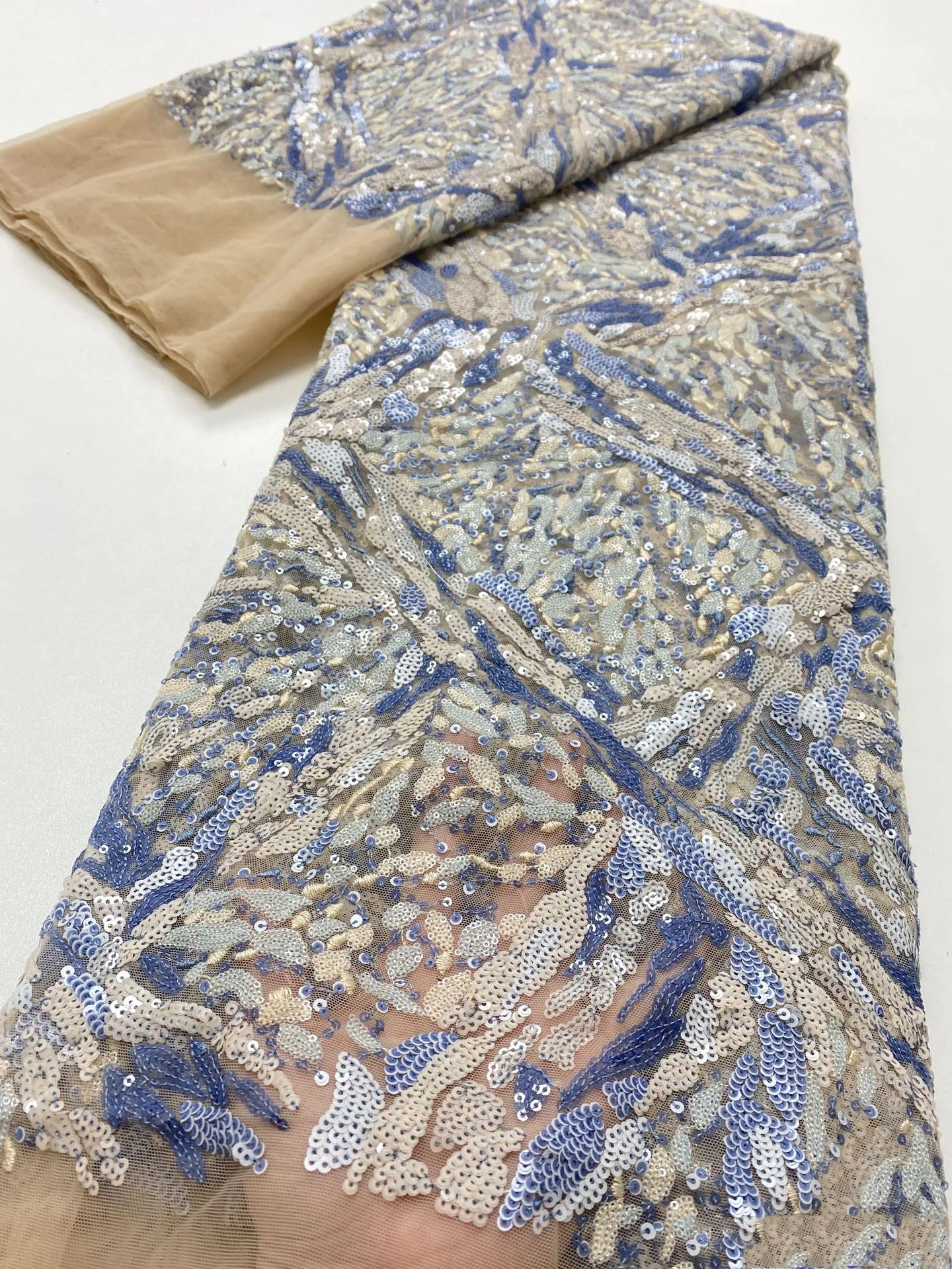 

YILIBER Lot French Eyelash Lace Fabric 130cm White Black Diy Exquisite Lace Embroidery Clothes Wedding Dress Accessories