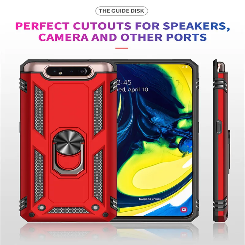 Противоударный защитный чехол для Samsung Note 8 9 J3 J7 2018 магнитный автомобильный