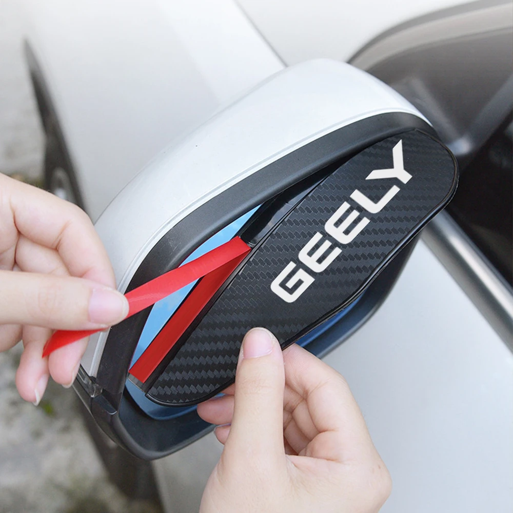 Гибкий чехол для зеркала заднего вида из ПВХ дождезащитная Накладка GEELY GC6 GC9 LC