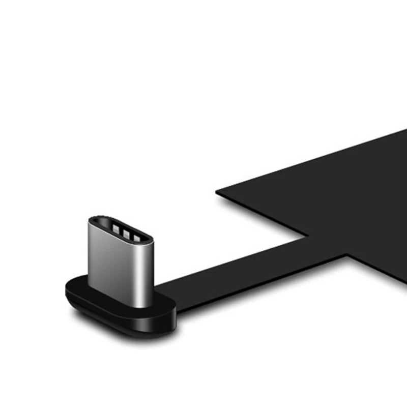 type c wireless charging receiver universal mobile phone qi wireless charging sticker usb type c charging dock for huawei xiaomi free global shipping