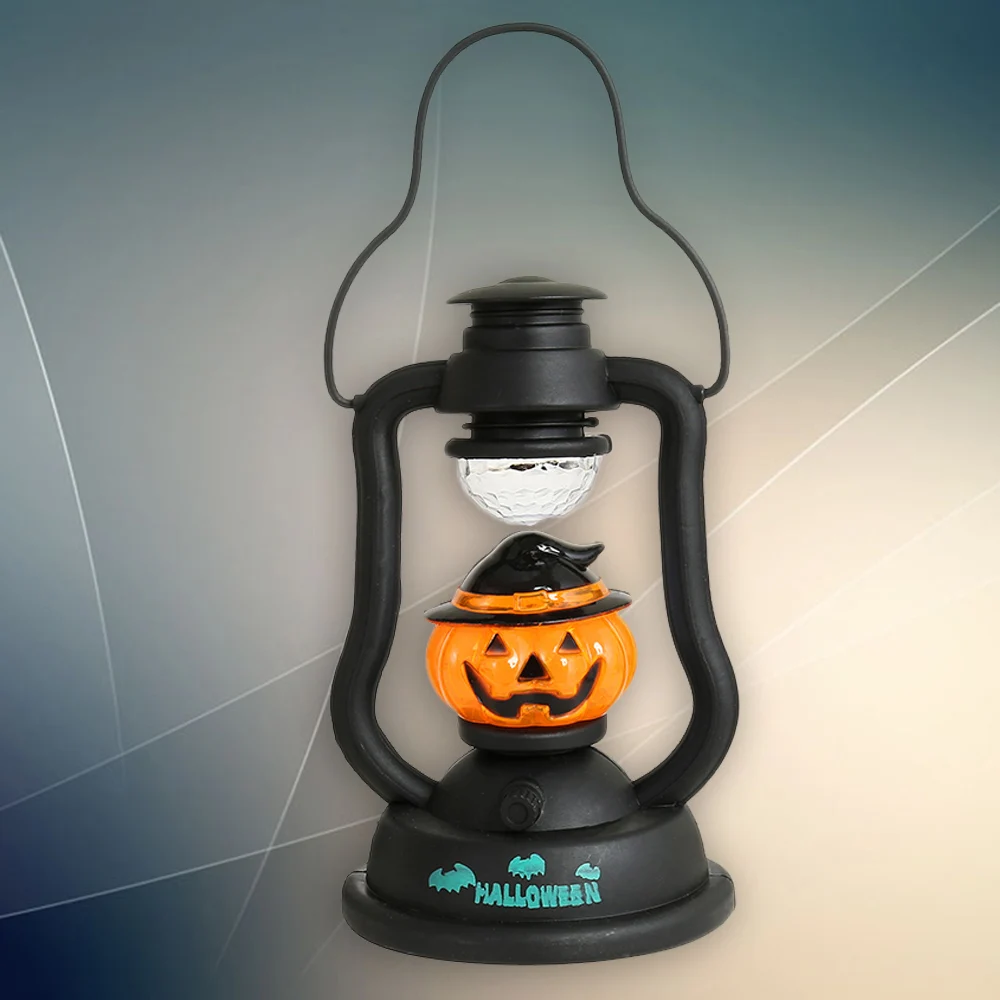 

Halloween Retro Pumpkin Hanging Lantern LED Light Lamp Party Decor Home Portable Kerosene Pumpkin Night Light Supplies