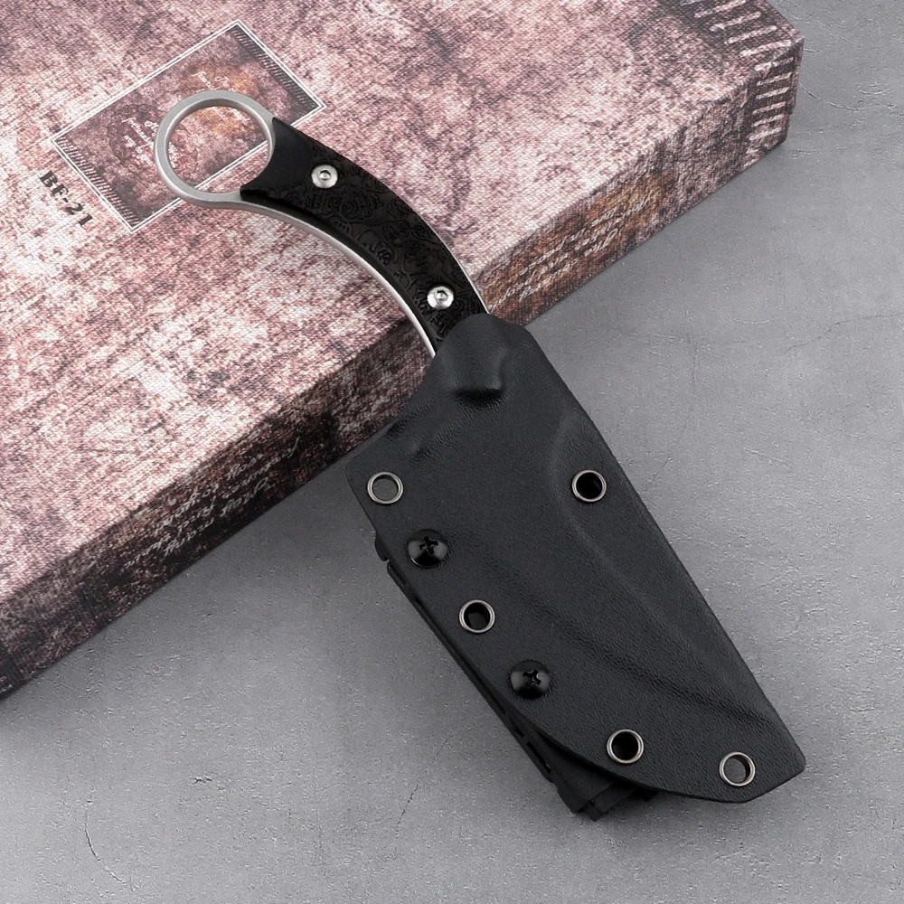 Тактический нож для выживания на природе кемпинга спасения керамбит 440C