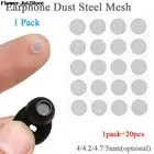 Пылезащитная сетевая оболочка, 20 шт.компл., стальная сетка 4 мм, 4,2 мм, 4,7 мм, 5 мм, детали наушников-вкладышей, самоклеящаяся Пылезащитная сетка