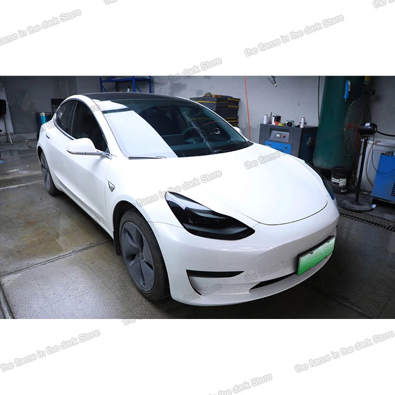 Защитная пленка от царапин для автомобильных фар tesla model 3 y стикер аксессуаров