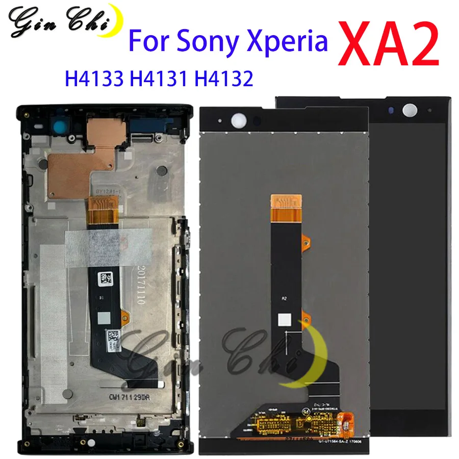 Для sony Xperia XA2 ЖК дисплей для 5 2 &quotsony lcd H4133 H4131 H4132 с рамкой сенсорный экран lcd|Экраны