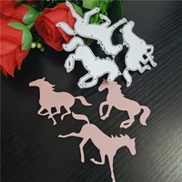 horse metal cutting dies for scrapbooking handmade tools mold cut stencil new 2021 diy card make mould model craft decoration