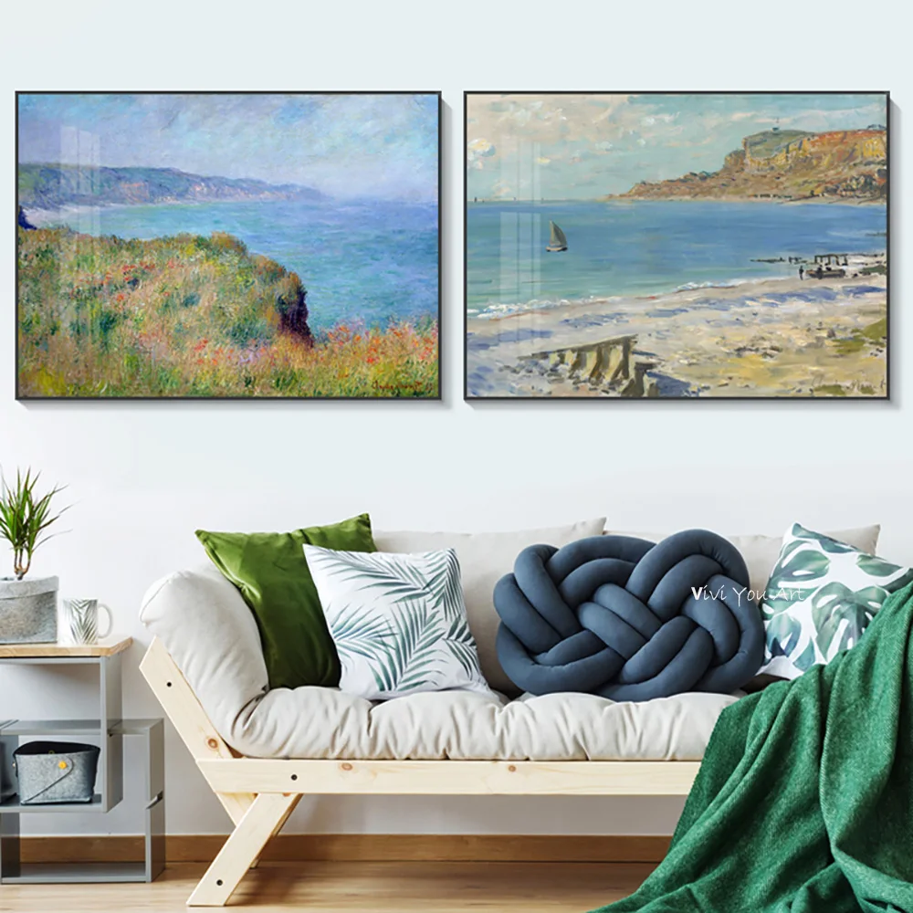 Koop Moderne Abstracte Landschap Wall Art Beroemde Monet Canvas Schilderij Nordic Poster Muur Foto Voor Woonkamer Home Decoratieve
