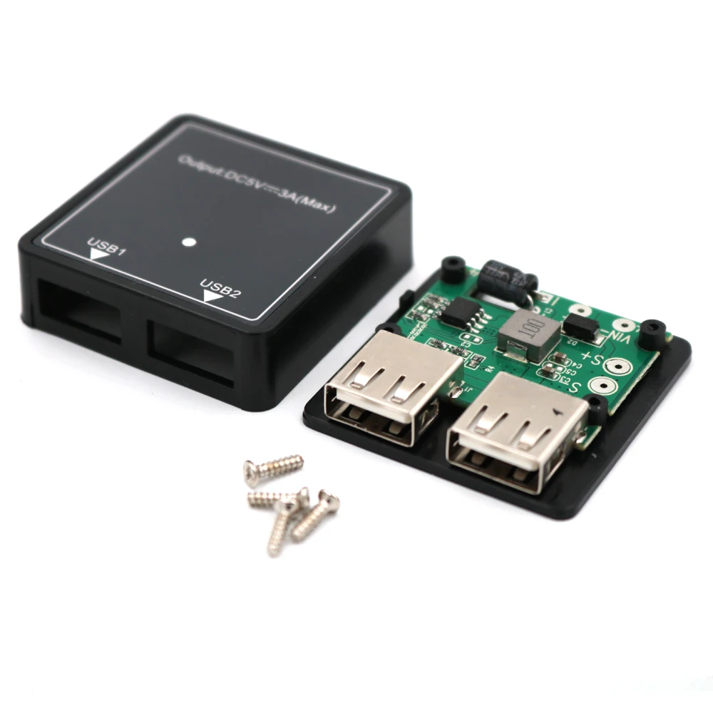Двойной USB-регулятор зарядного устройства для солнечной панели 5-20 в до 5 В 3 А |