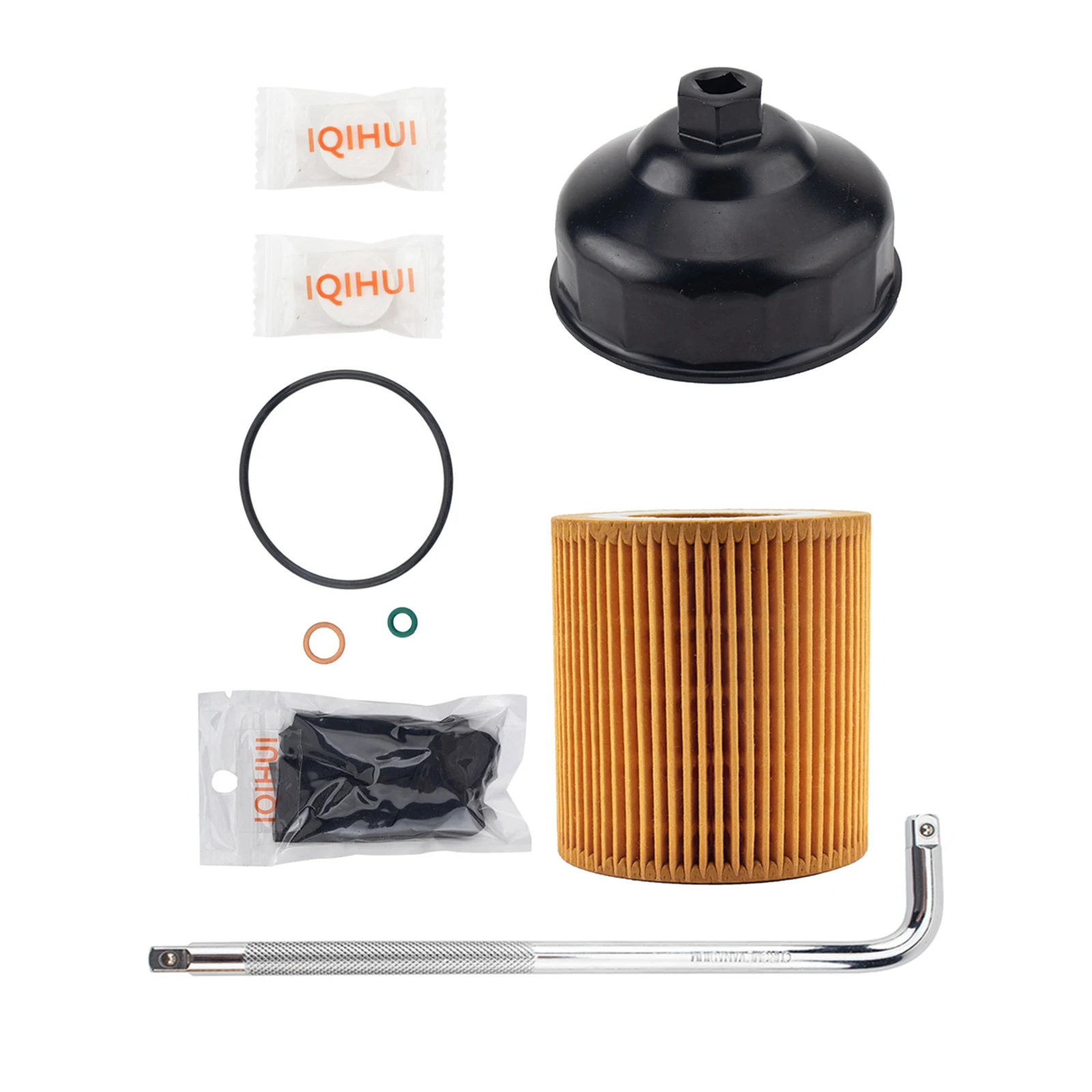

86.4mm 16 Flute Oil Filter Wrench Kit for 3/8 Stick Durable Accessories
