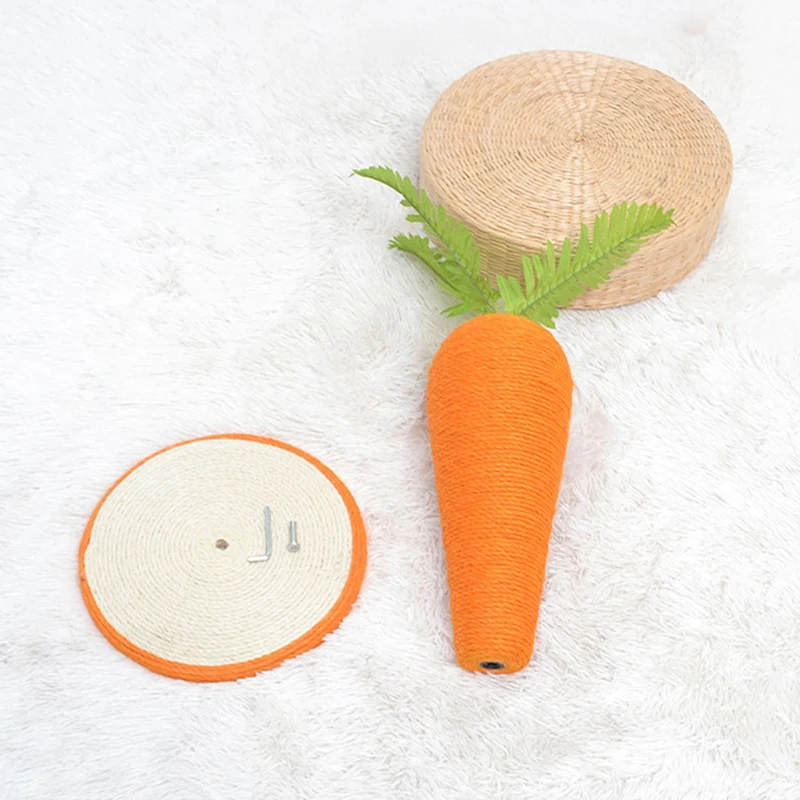 

Sisal Climbing Cat Toy Radish Two-Color Sisal Pet Products