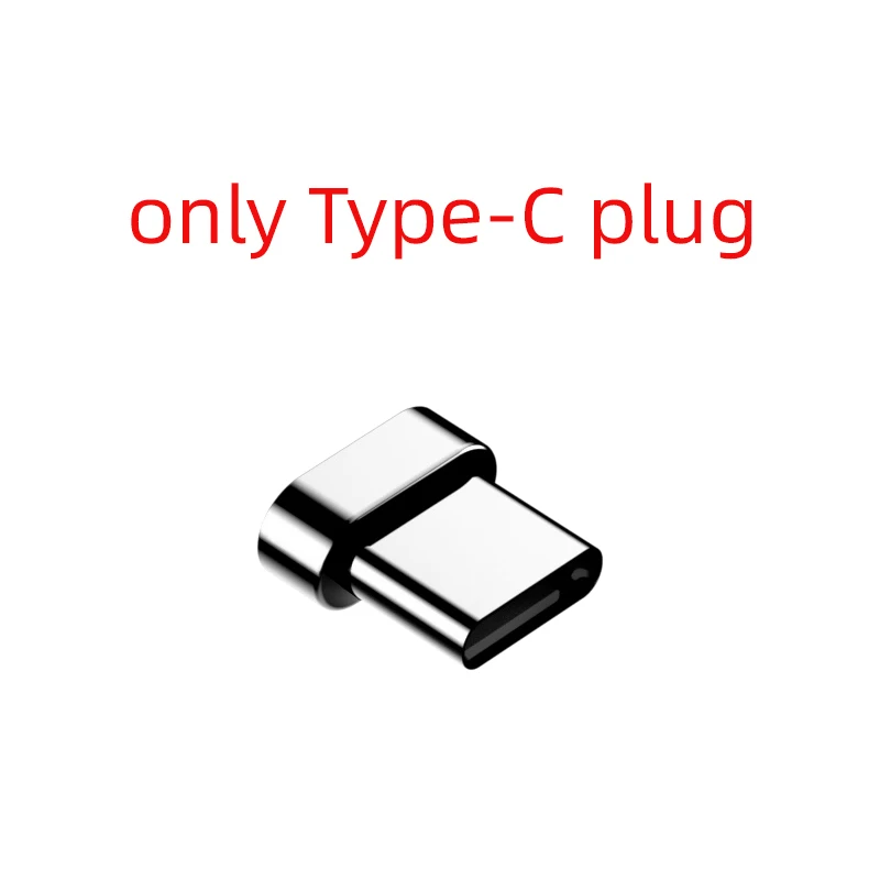 Type-c plug Магнитный кабель Swalle 3 в 1 для быстрой зарядки 2A Магнитный Micro usb type C кабель с многофункциональным адаптером Пылезащитная заглушка - Цвет: Type-c plug