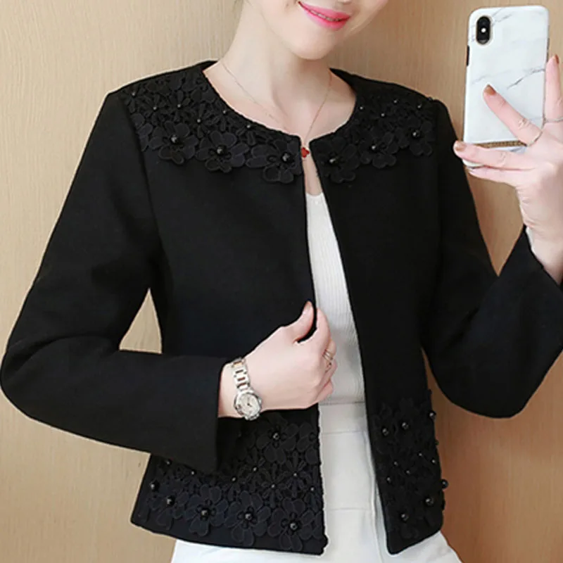 Chaquetas Mujer 2021 с длинным рукавом Кардиган Шерсть Женская куртка пальто для женщин 3XL