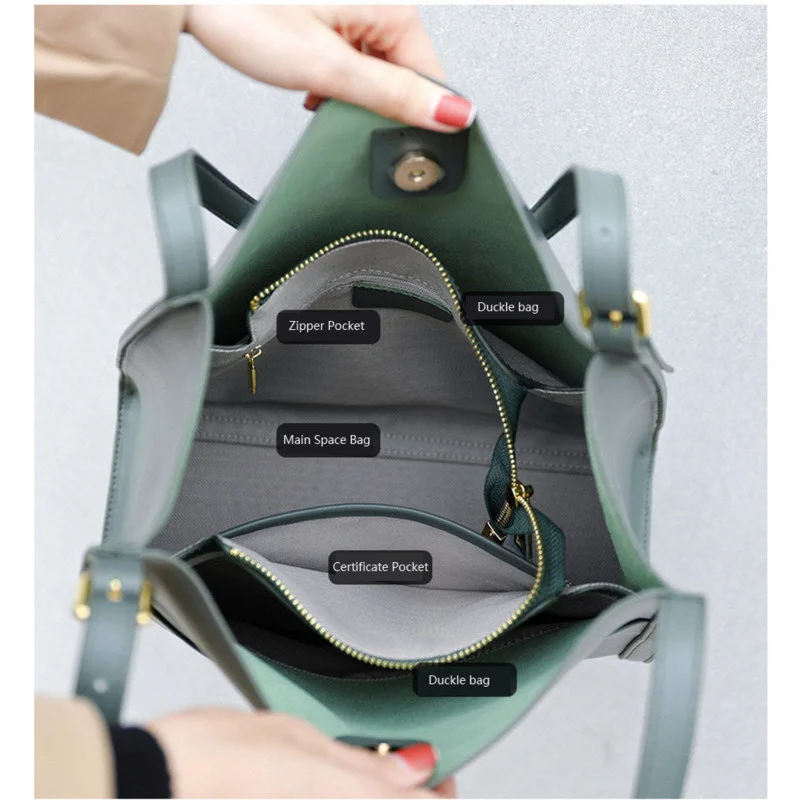 Женская сумка тоут из натуральной кожи |