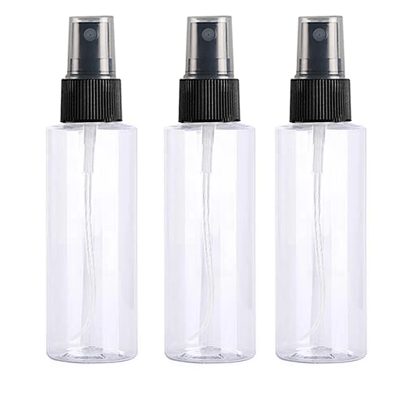 

3pcs 200ml Cylinder Mist Spray Bottle PET Bottles Plastic Cosmetic Bottles makeup Tools Sprayer Dispenser