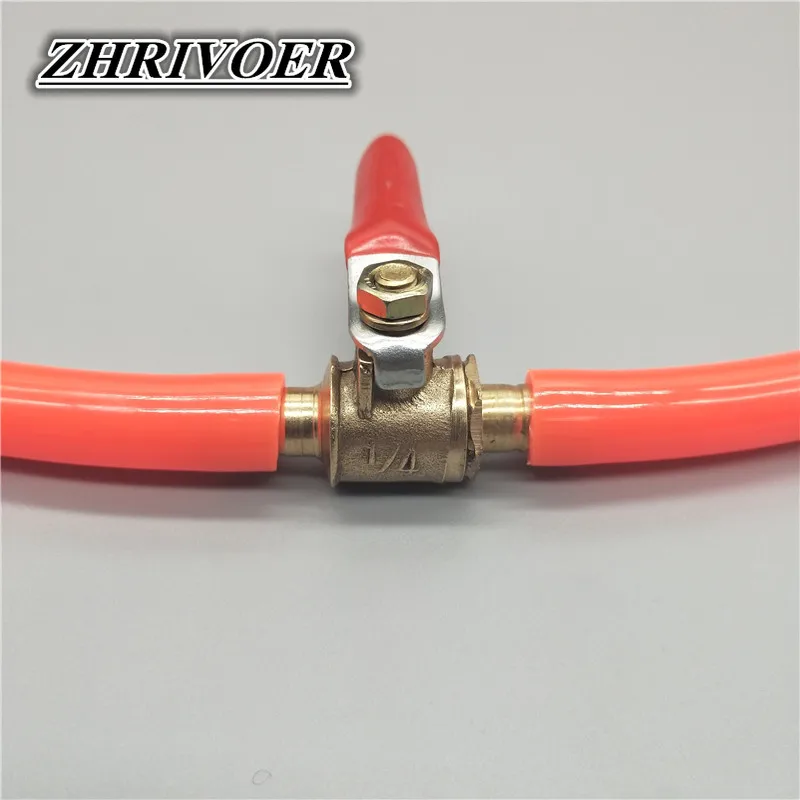 6 мм 12 встраиваемый латунный запорный шаровой клапан для шланга фитинги воды