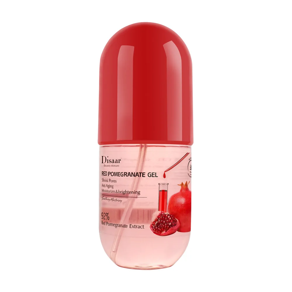 

280ml Red Pomegranate Capsule Gel Skin Care Moisturizing Face Cream Shrink Pores Skin Acne Lighten Oil Control Repairing Gel