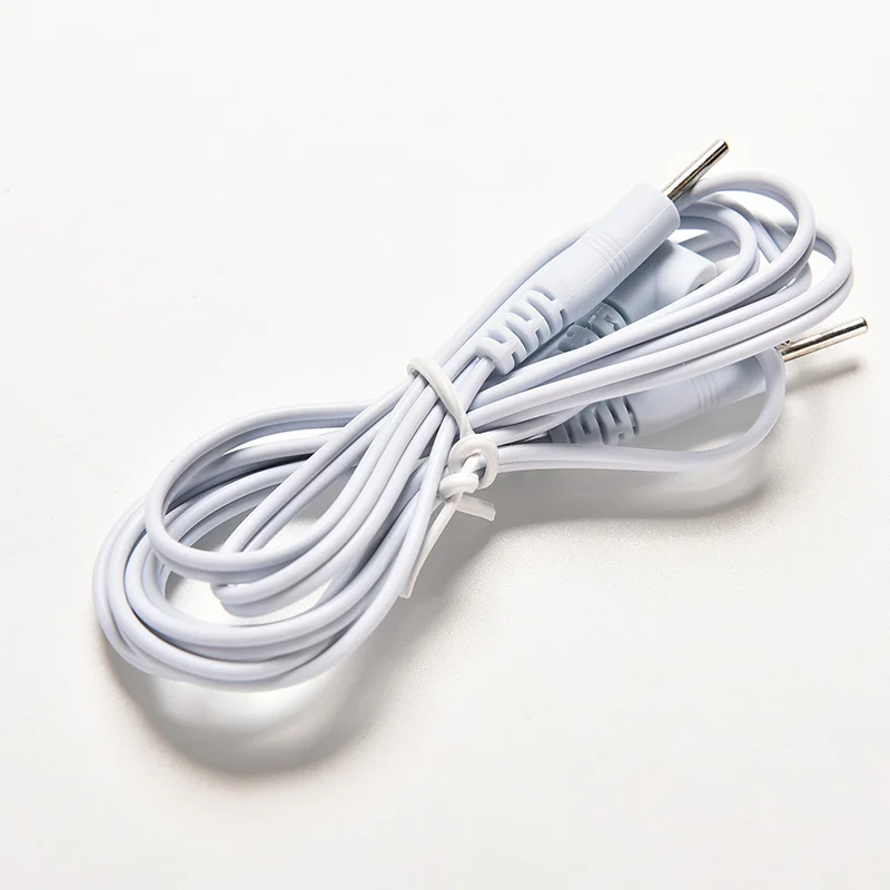 2 Pins Electrotherapy Electrode Lead Wires Cable for Tens Massager 2.5mm Plug Connection Massage Stimulator |