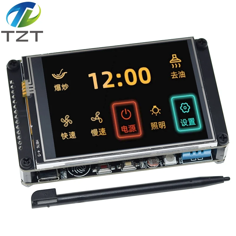 Макетная плата ESP32 с CH340 3 2 дюймов 240x320 мультисенсорный ЖК-экран Встроенный Bluetooth